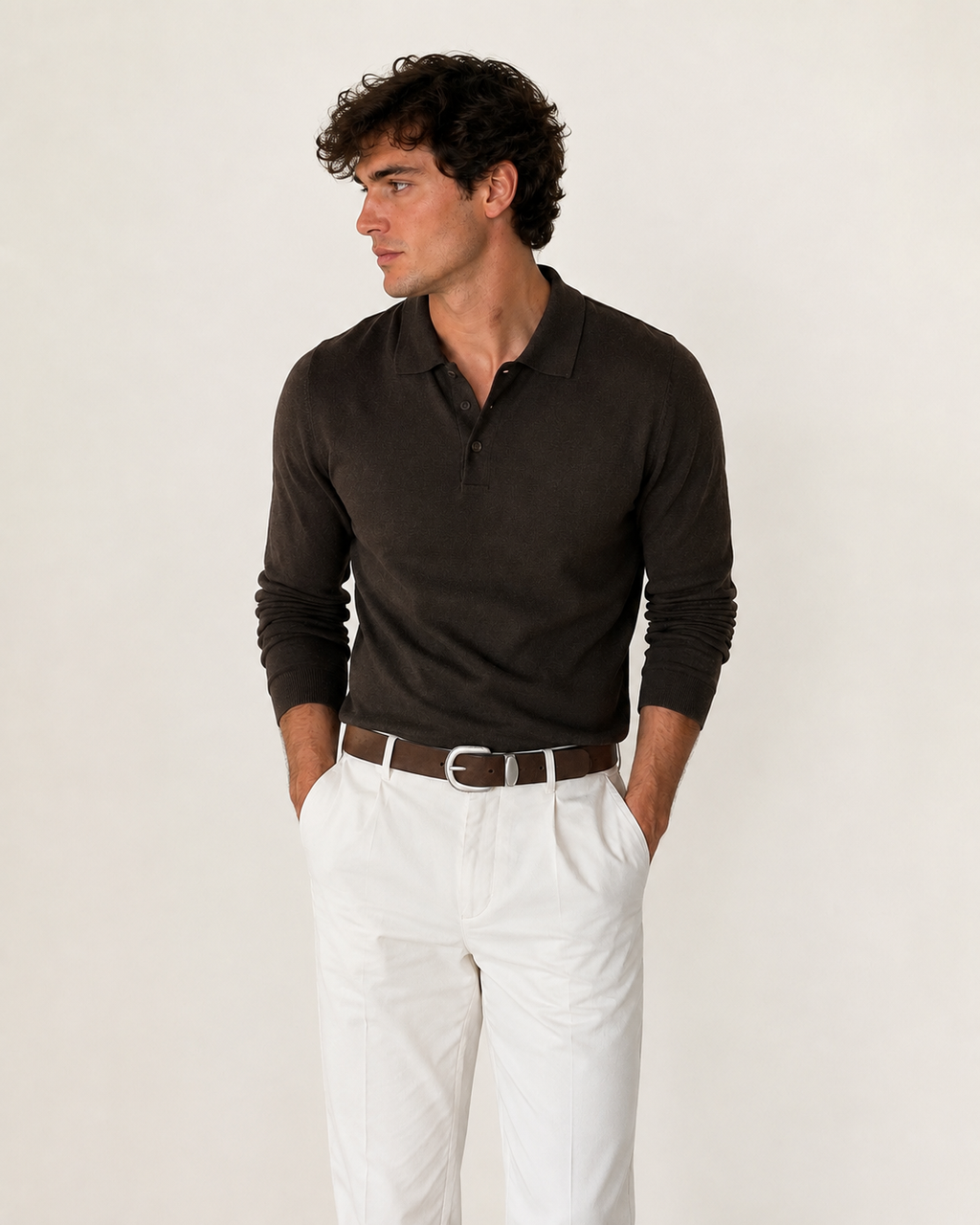 The Arizona Suede Belt - Chocolate Brown