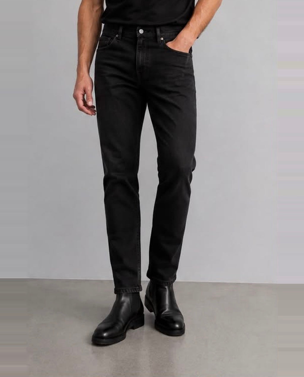 Black  Wash - Slim Straight