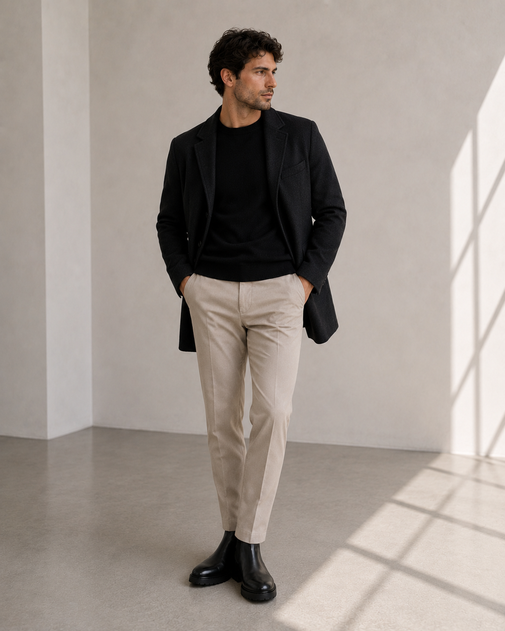The Hadley Chelsea Boot in Black