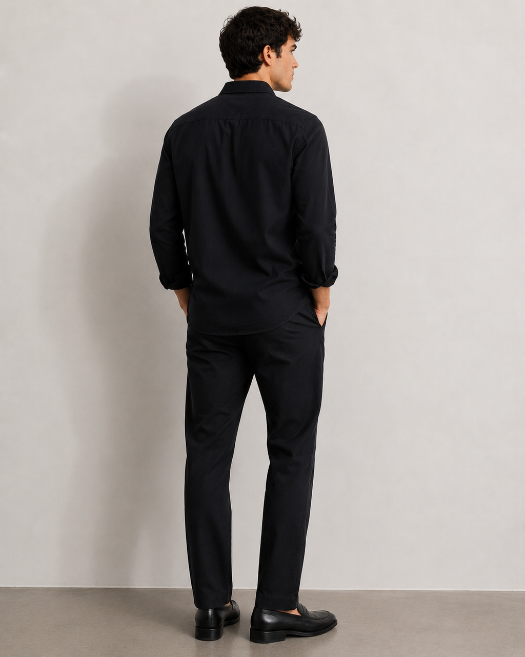 Noir - Linen Casual Shirt