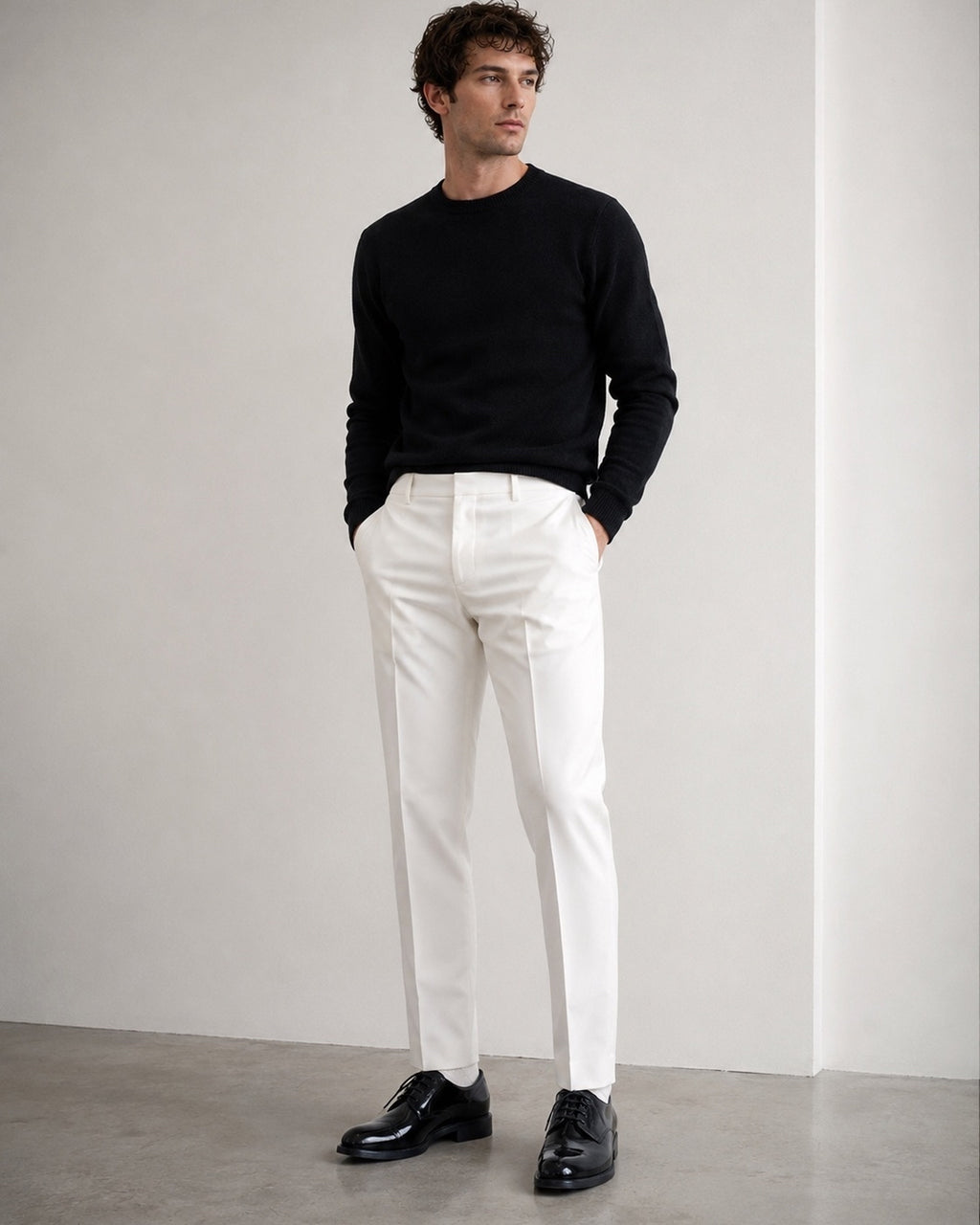 The Black Patent Oxford