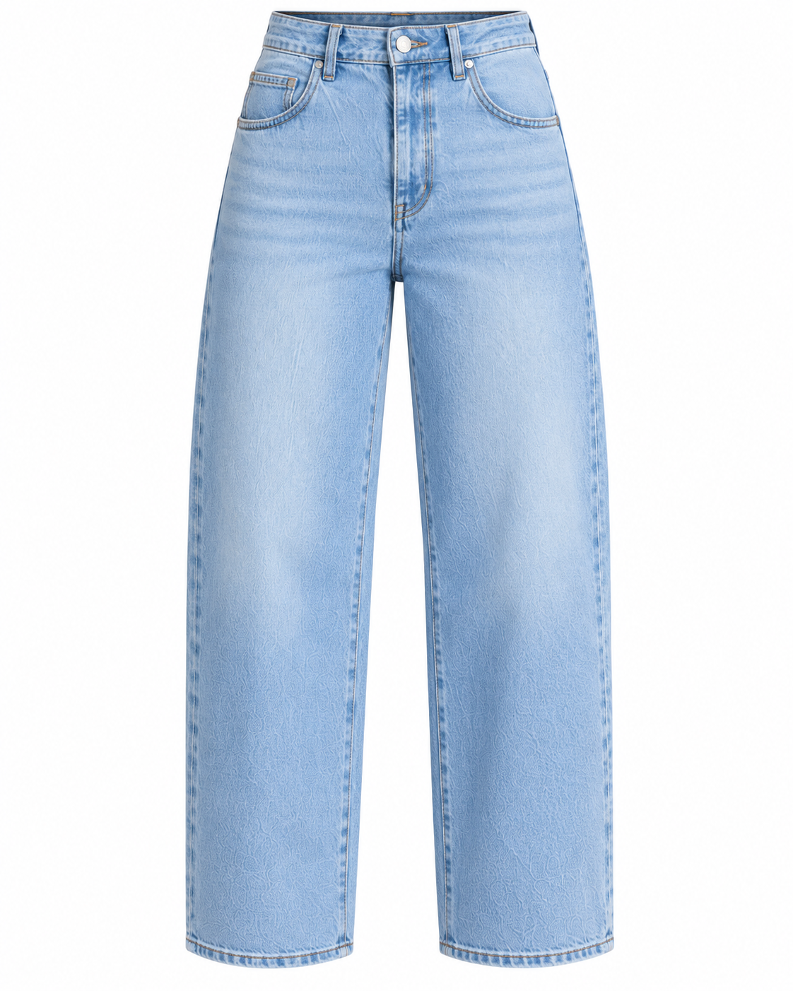 Light Wash High Waisted Wide Leg Jeans