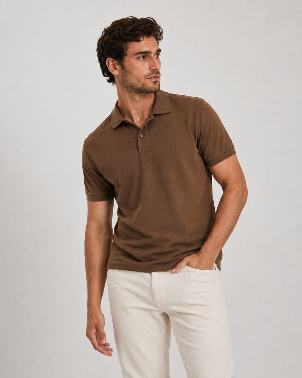 Cocoa - Knit Polo