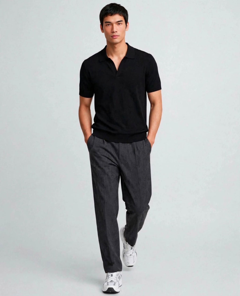 Midnight - Knit Polo
