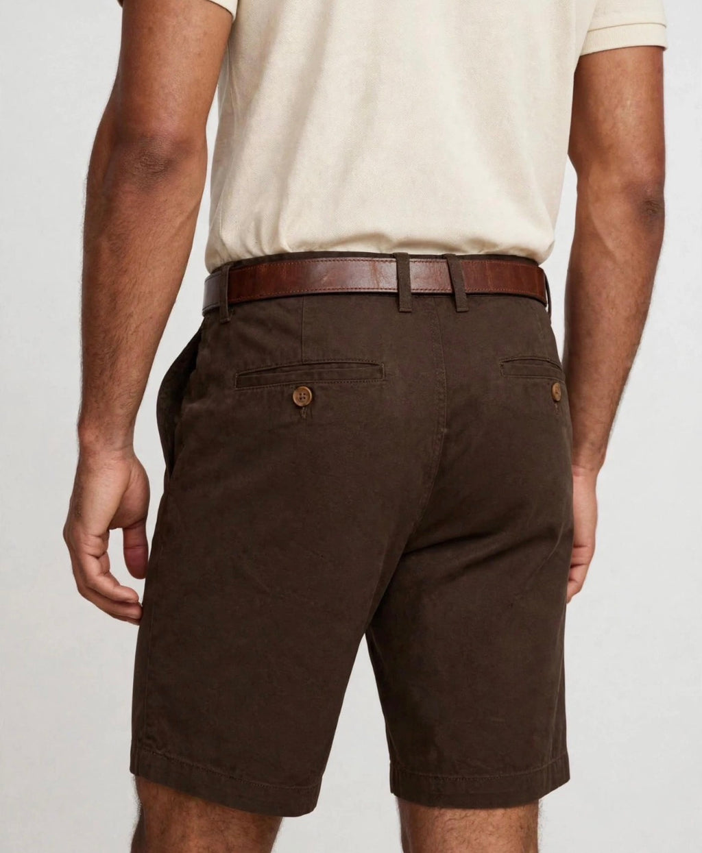 The Cartagena Short Tailored Chino in Brown