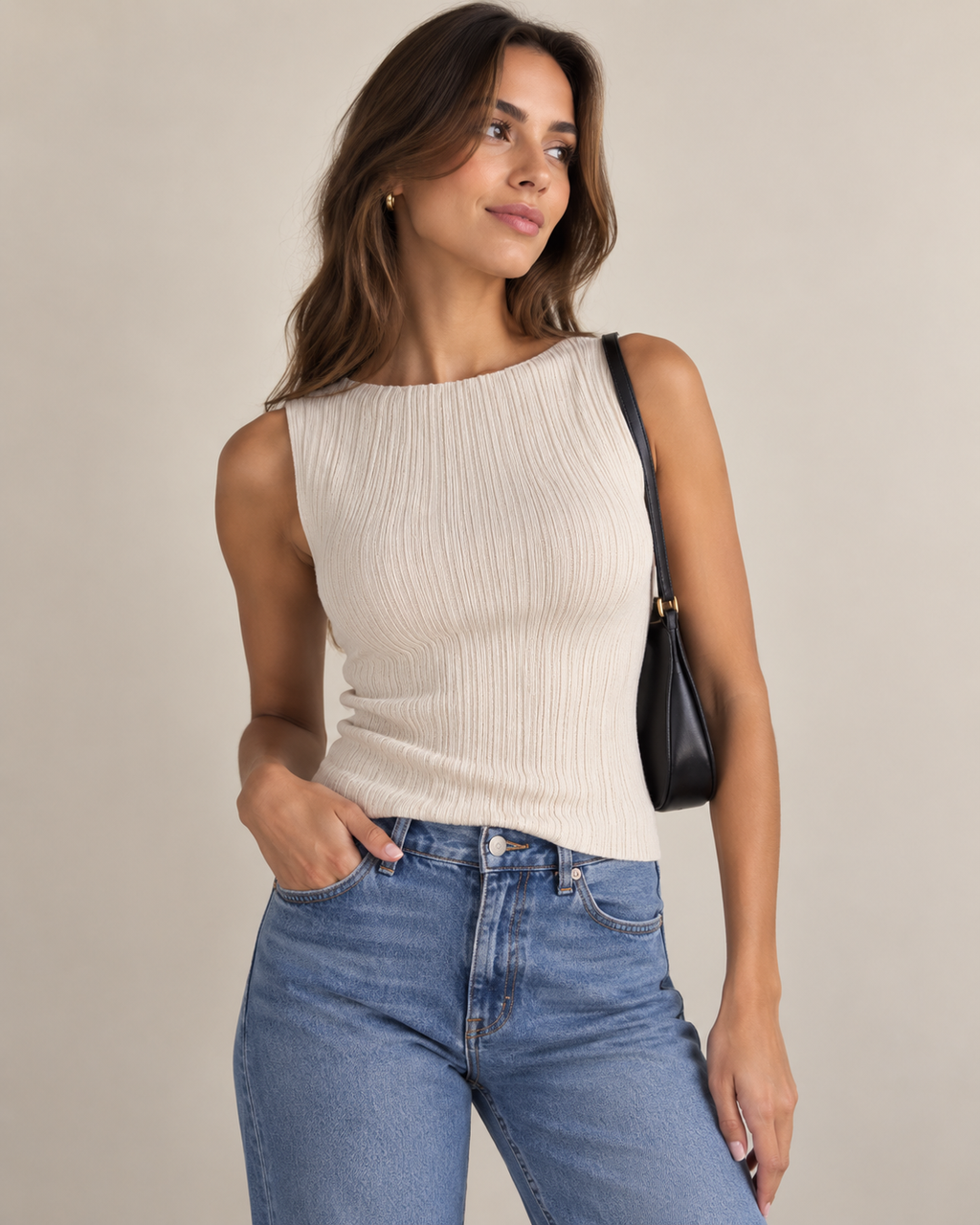 Top Marsella - Ecru