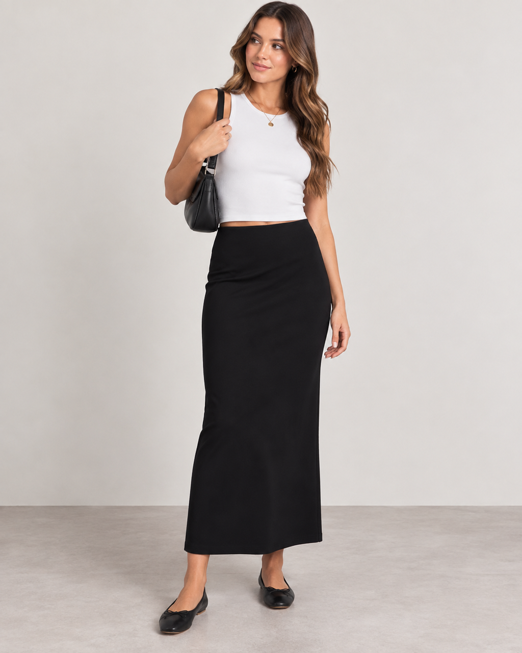Midnight - Colum Maxi Skirt