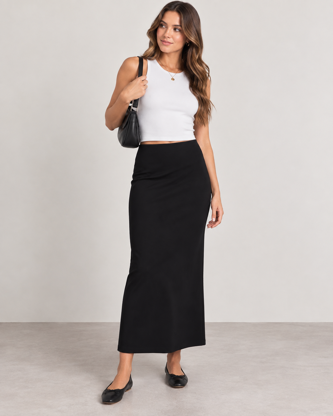 Midnight - Colum Maxi Skirt