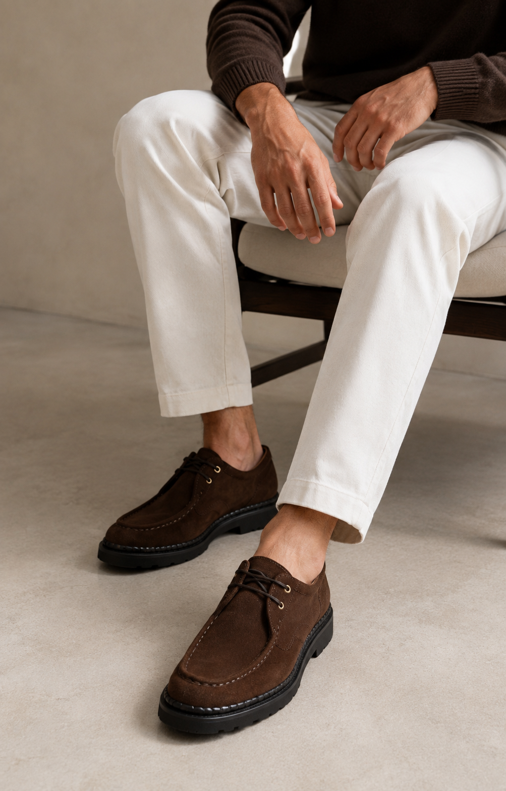 The Brown Suede Club Derby