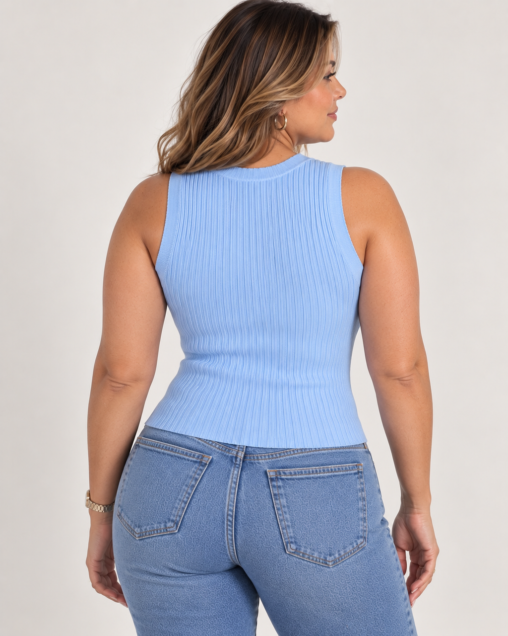 Top Marsella - Powder Blue