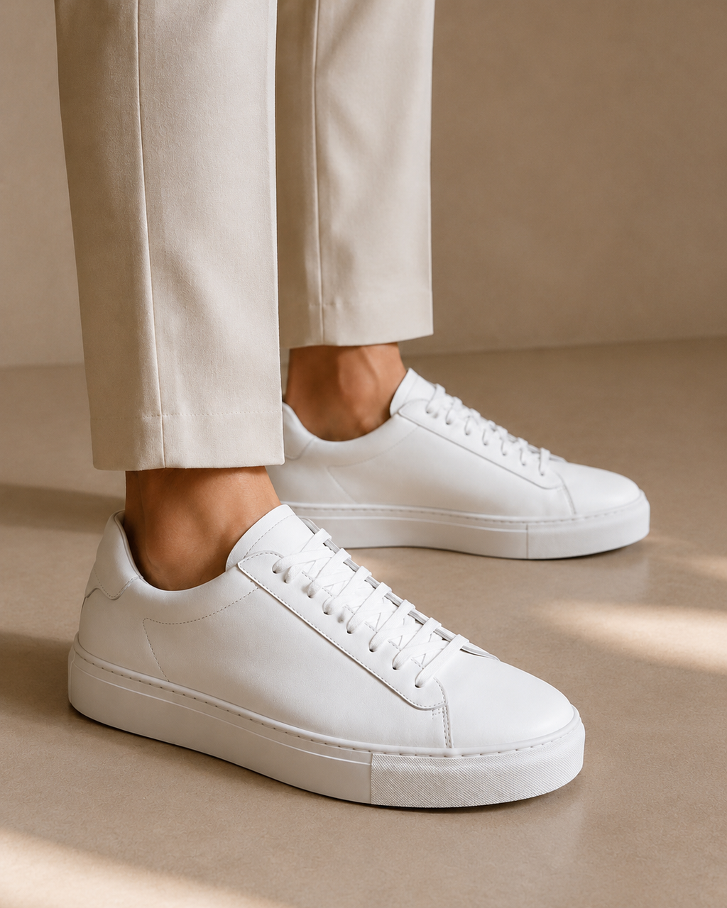The Finley Low - White Leather Edition