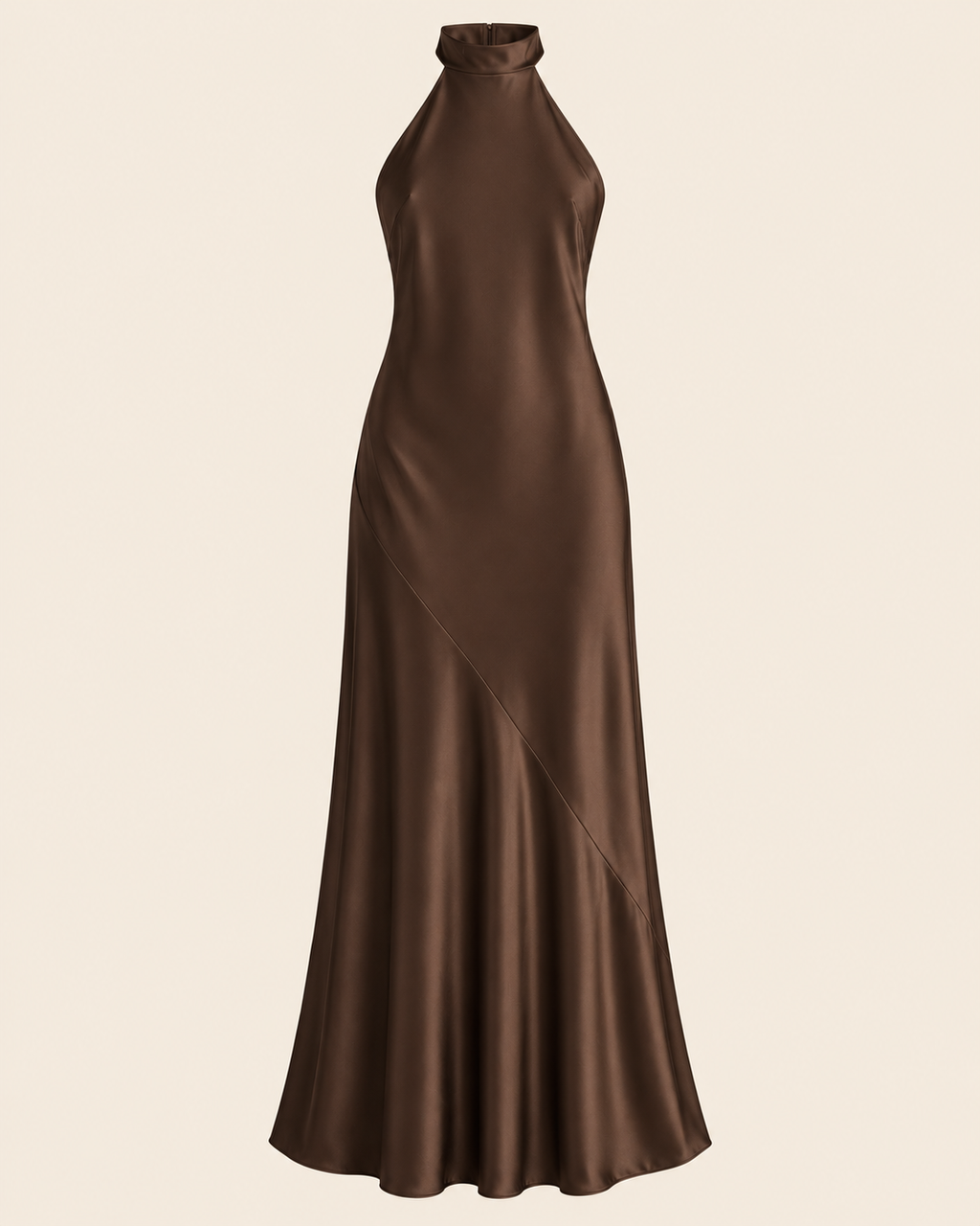 Gia Halter Dress - Espresso