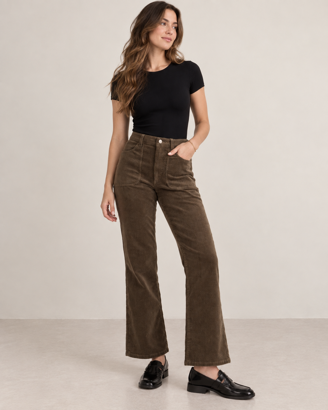 Seaweed - Corduroy Flare Pant