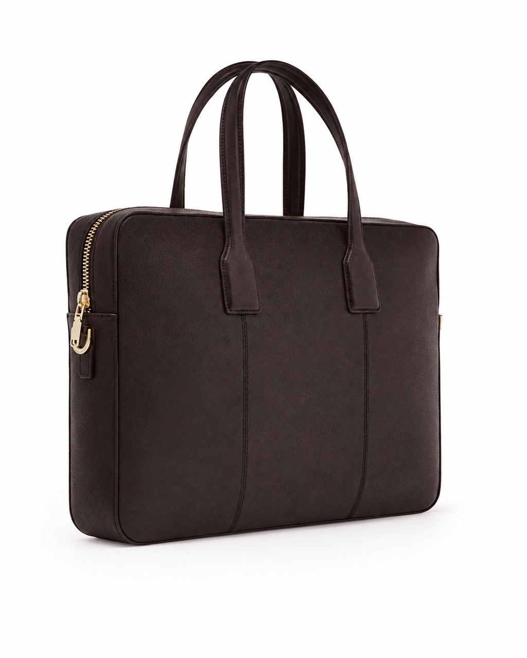 The Barr Briefcase - Leather in Espresso