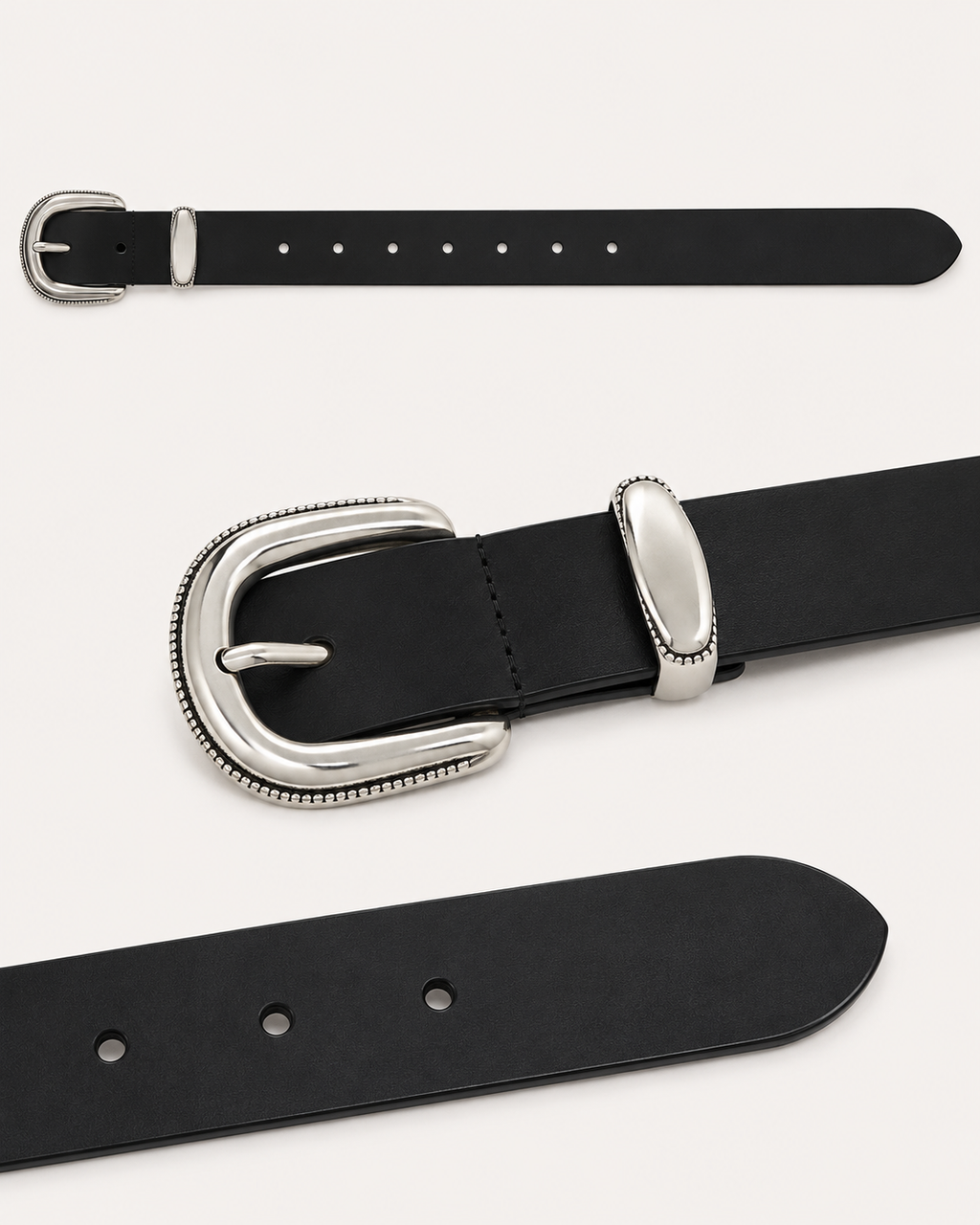 The Jonny Belt - Leather in Black