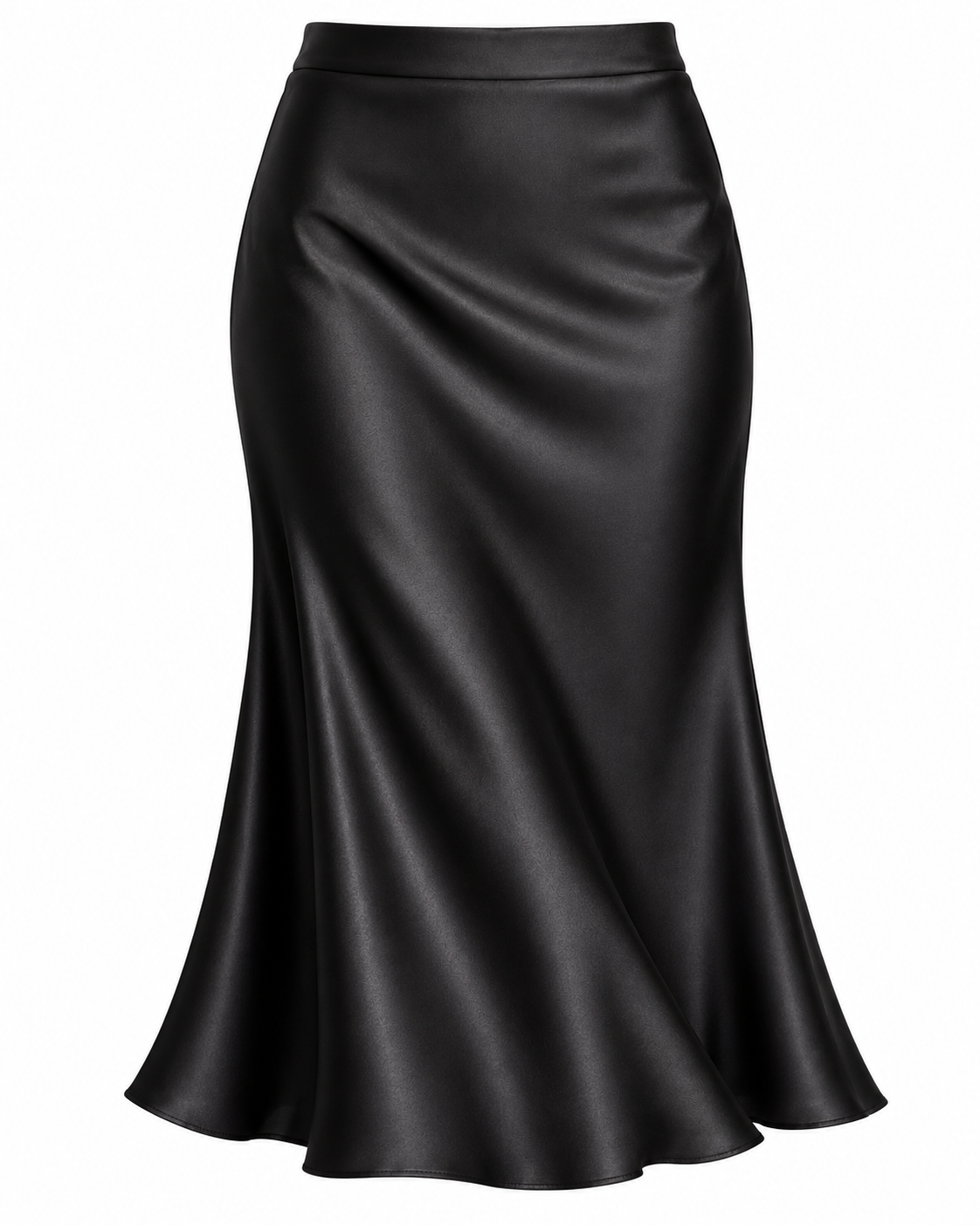 Midnight - Satin Slip Midi Skirt