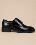 The Black Patent Oxford