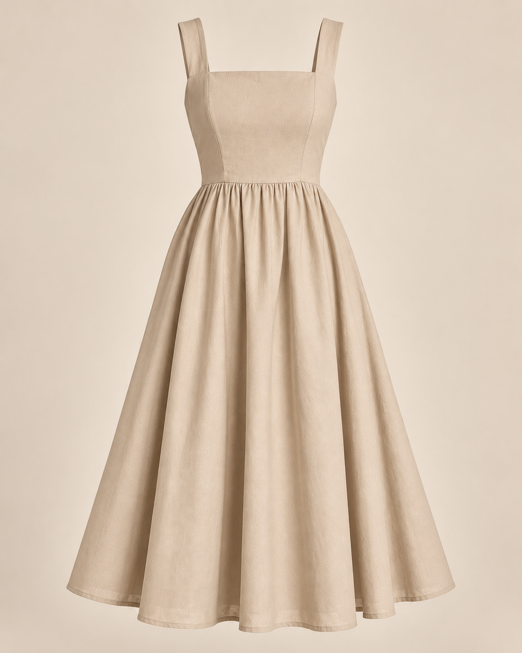 Mila Midi Dress - Ecru