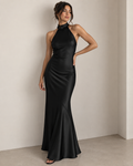 Gia Halter Dress - Mildnight