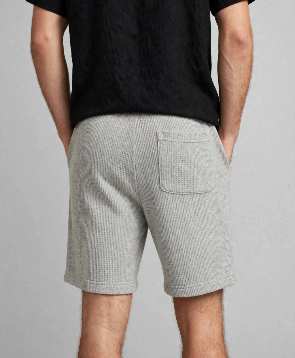 Stone - Monaco Textured Drawstring Shorts