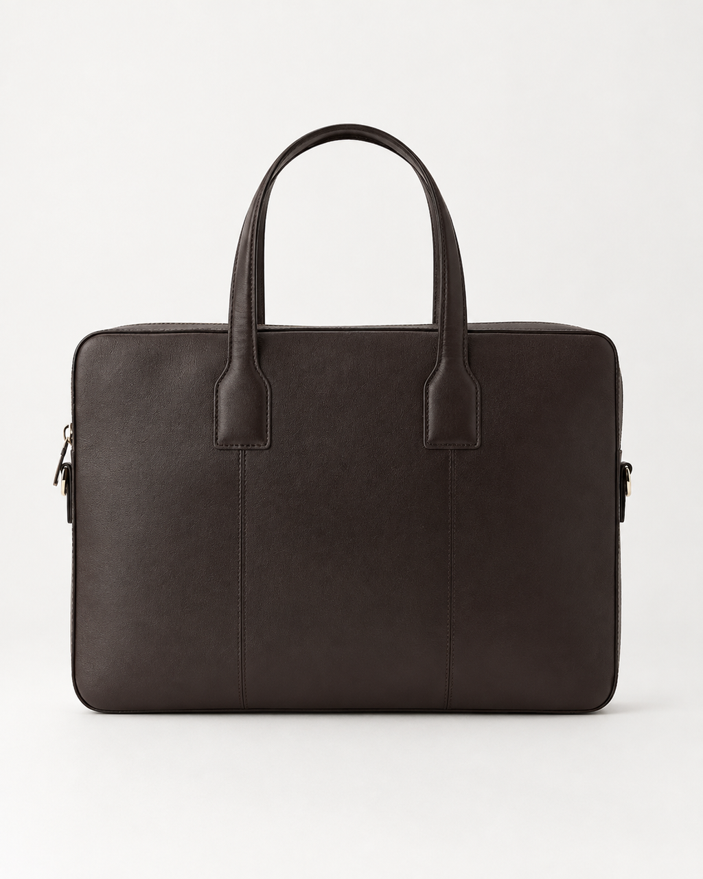 The Barr Briefcase - Leather in Espresso