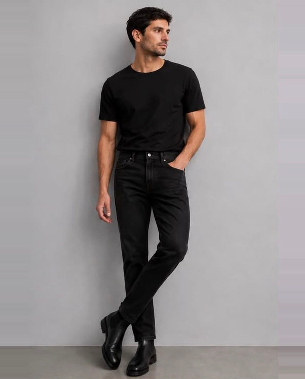 Black  Wash - Slim Straight