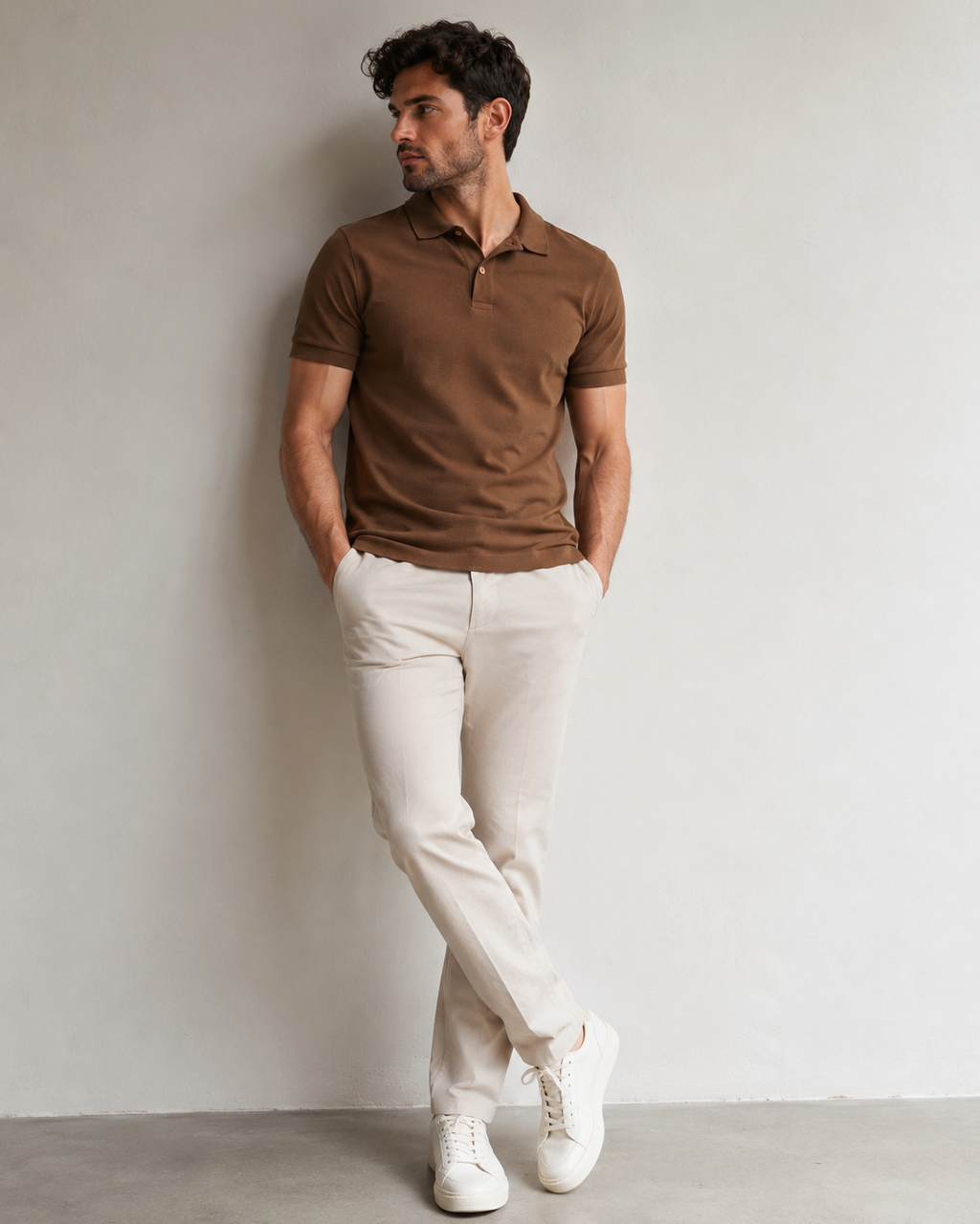 Cocoa - Knit Polo