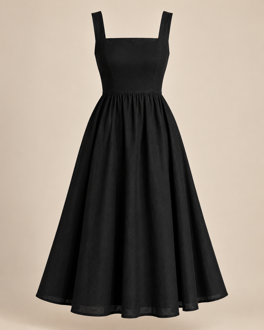 Mila Midi Dress - Black