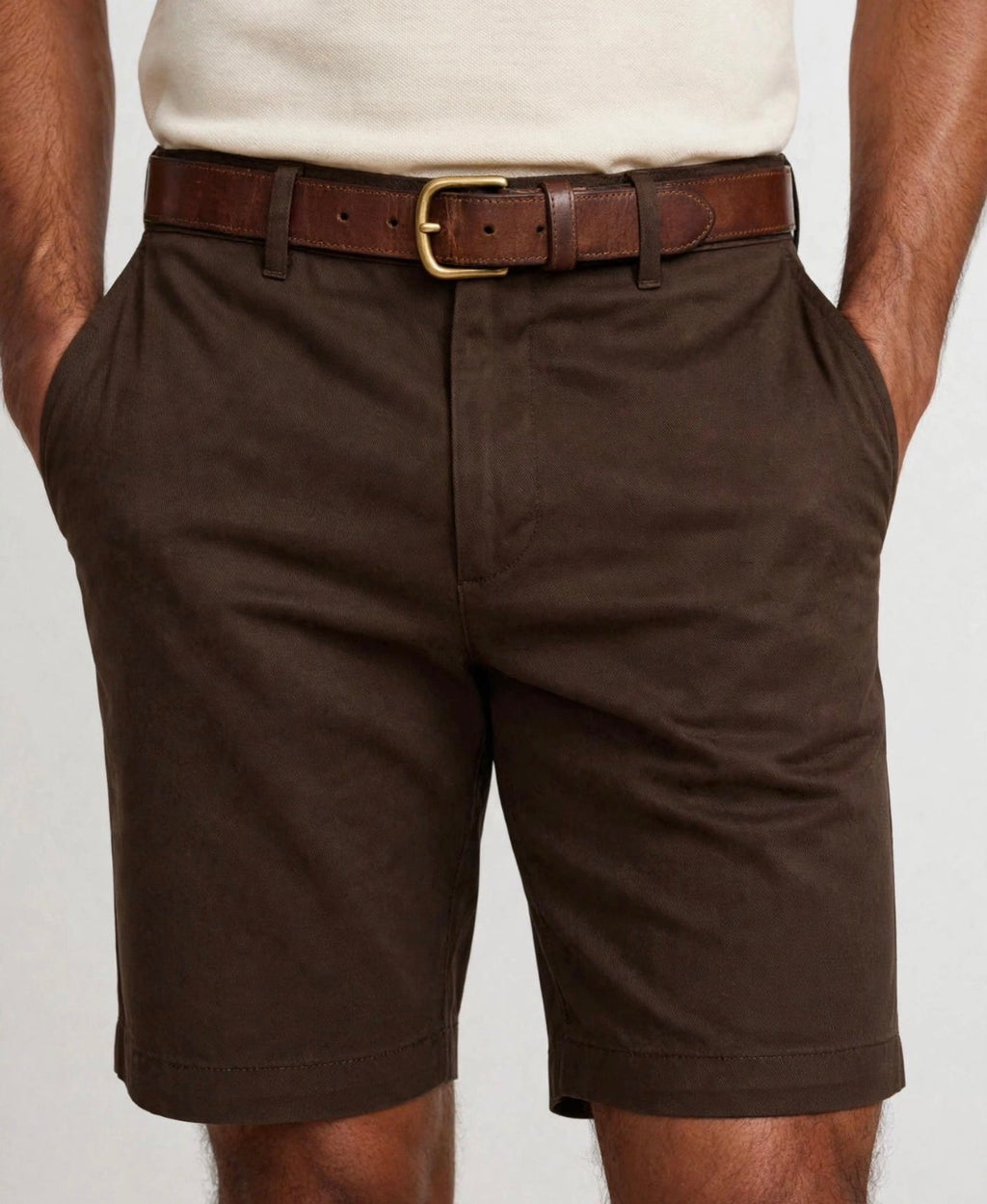 The Cartagena Short Tailored Chino in Brown