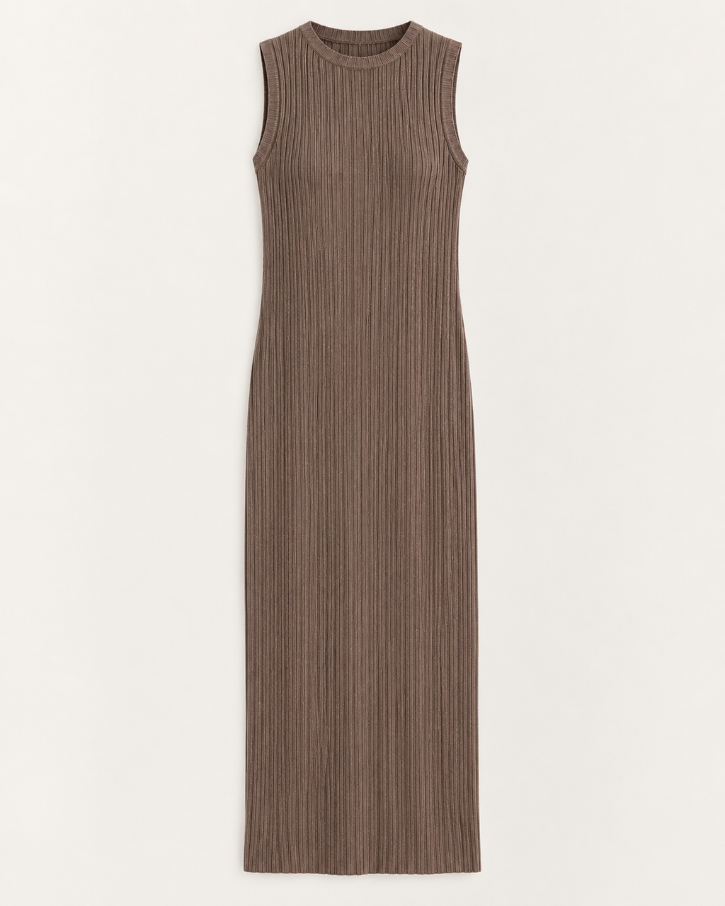 Aurelia Cotton Cashmere Ribbed Midi Dress