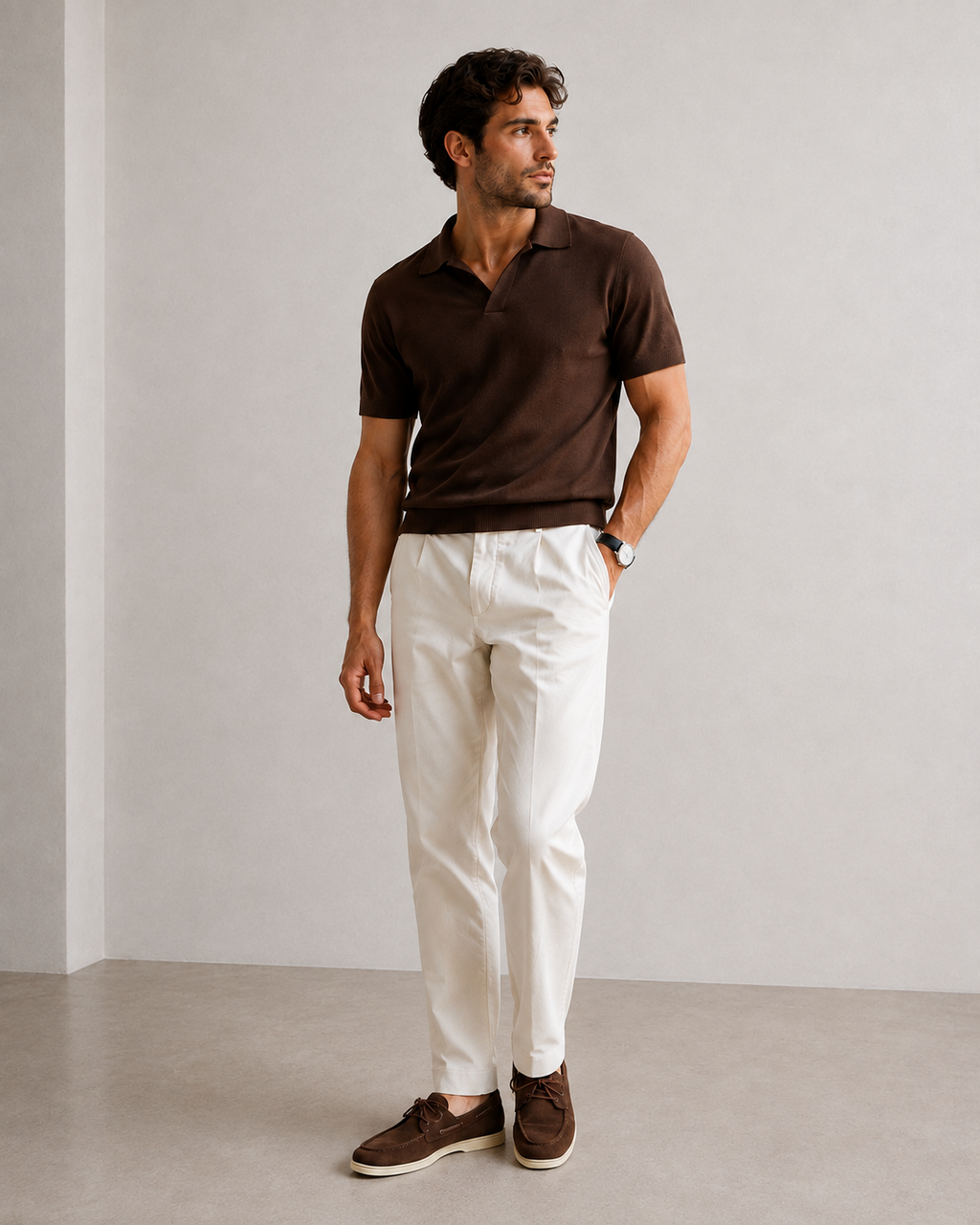 The Brown Suede Boat Loafer