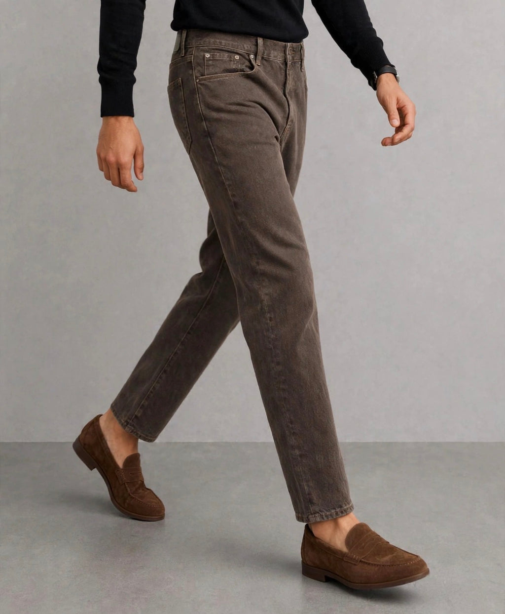 Roma Washed Brown Jean