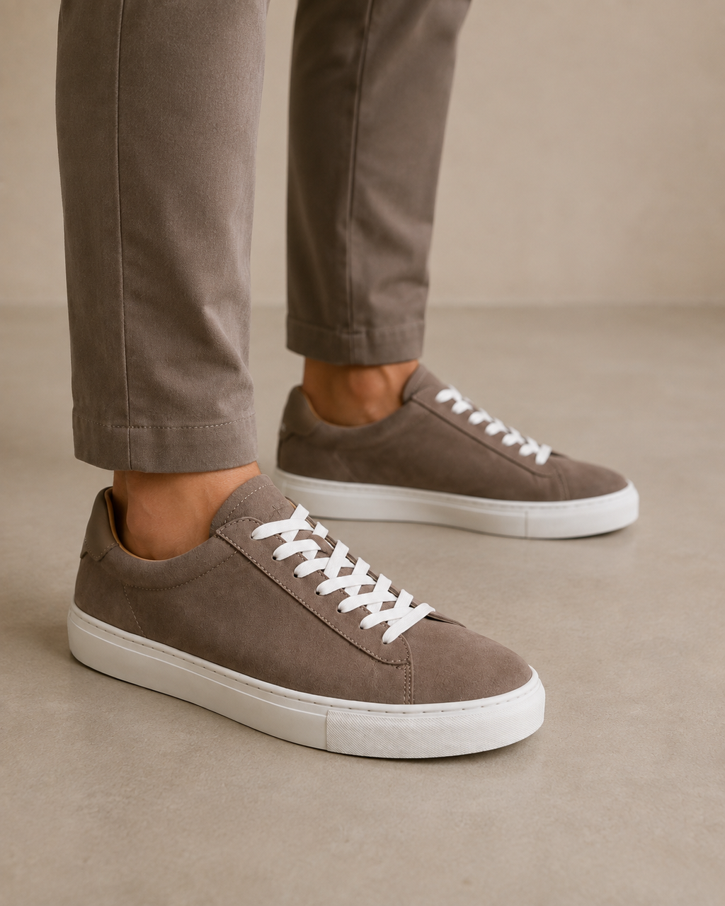 The Brown Suede Court Sneaker