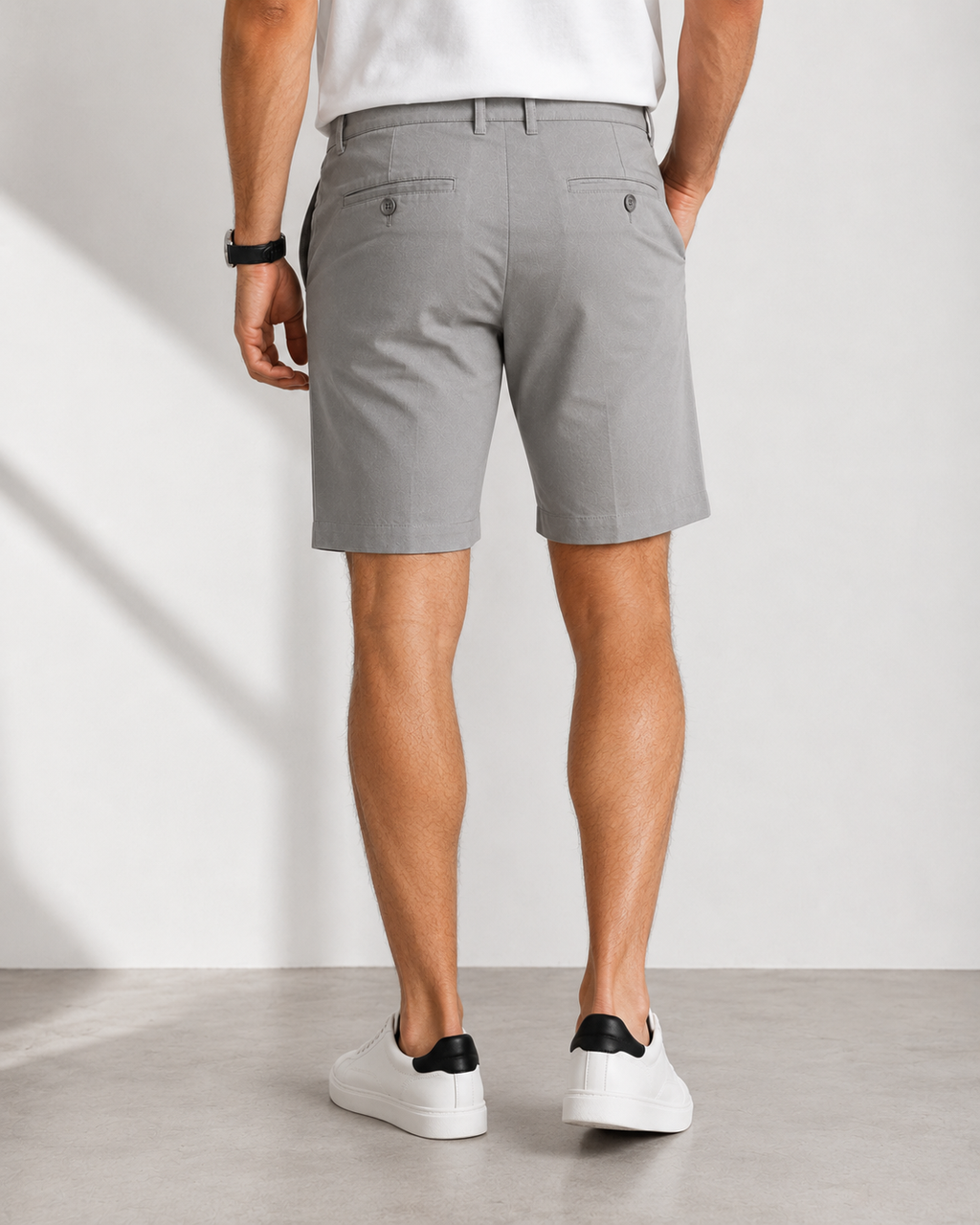 The Cartagena Short Tailored Chino in Stone