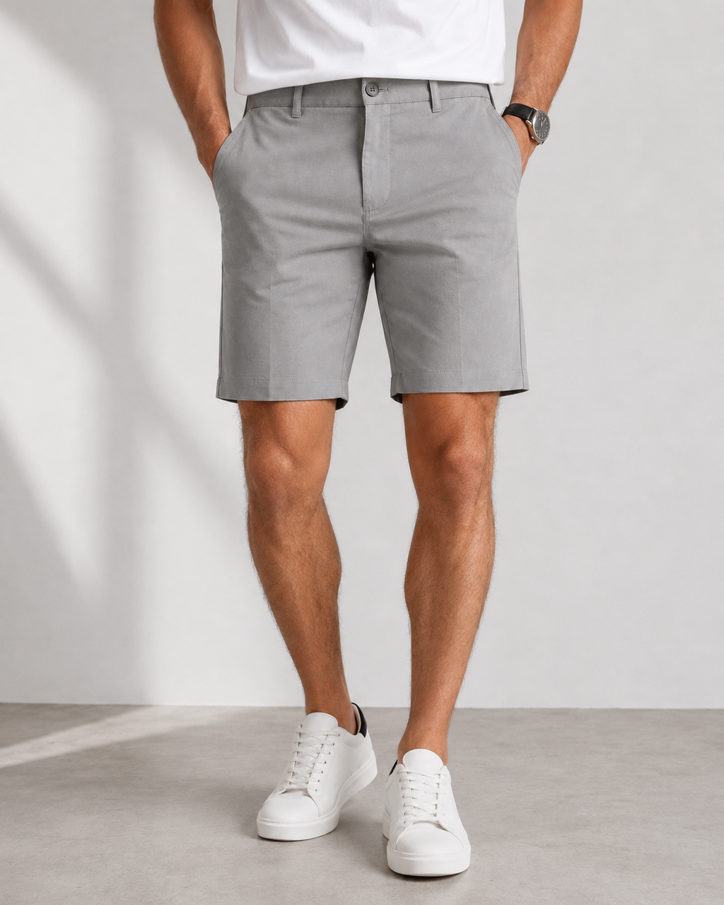 The Cartagena Short Tailored Chino in Stone