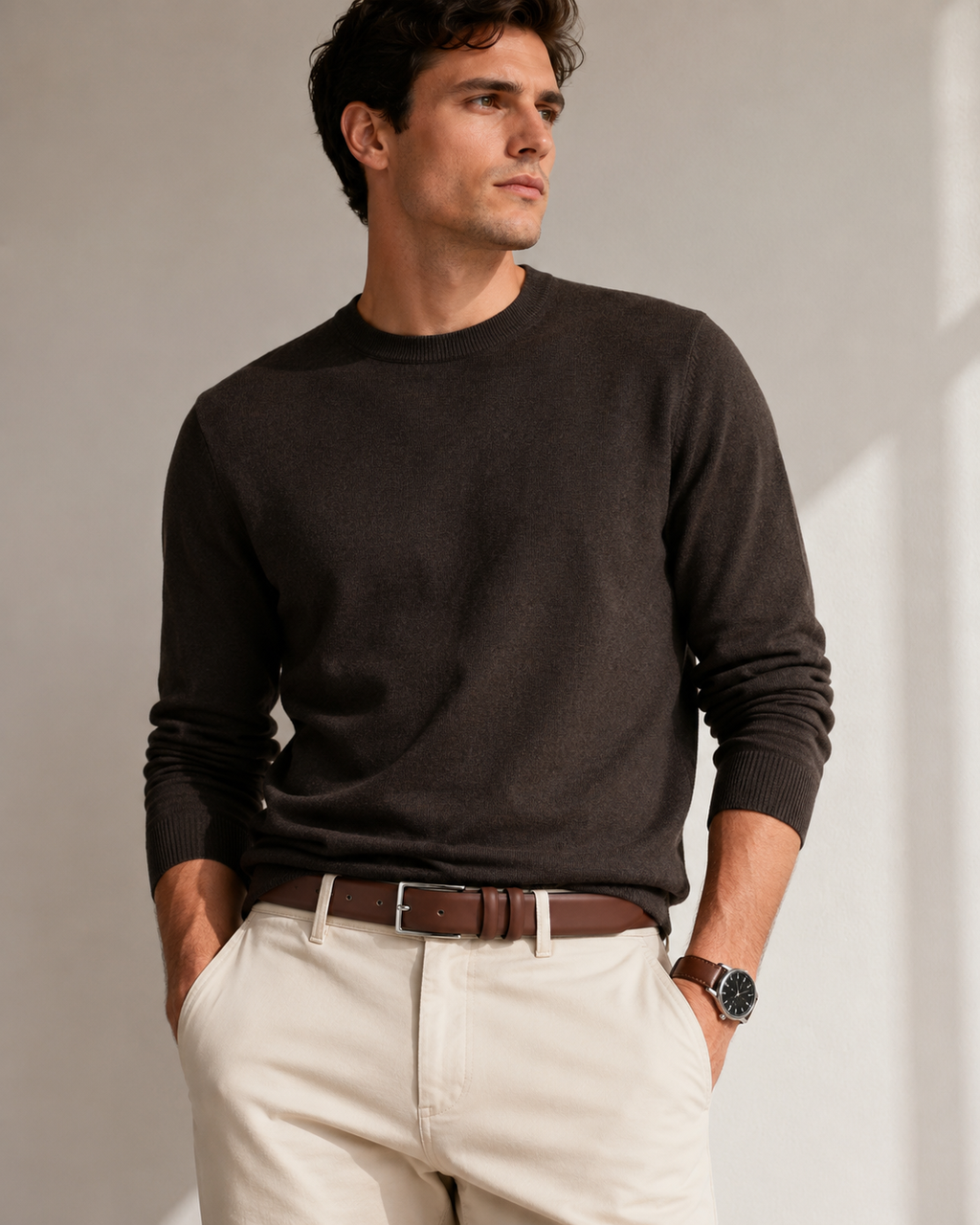 The Haydon Belt Leather in Brown
