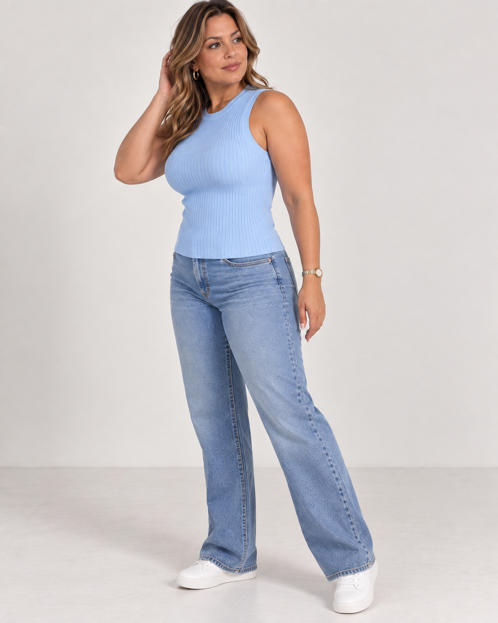 Top Marsella - Powder Blue
