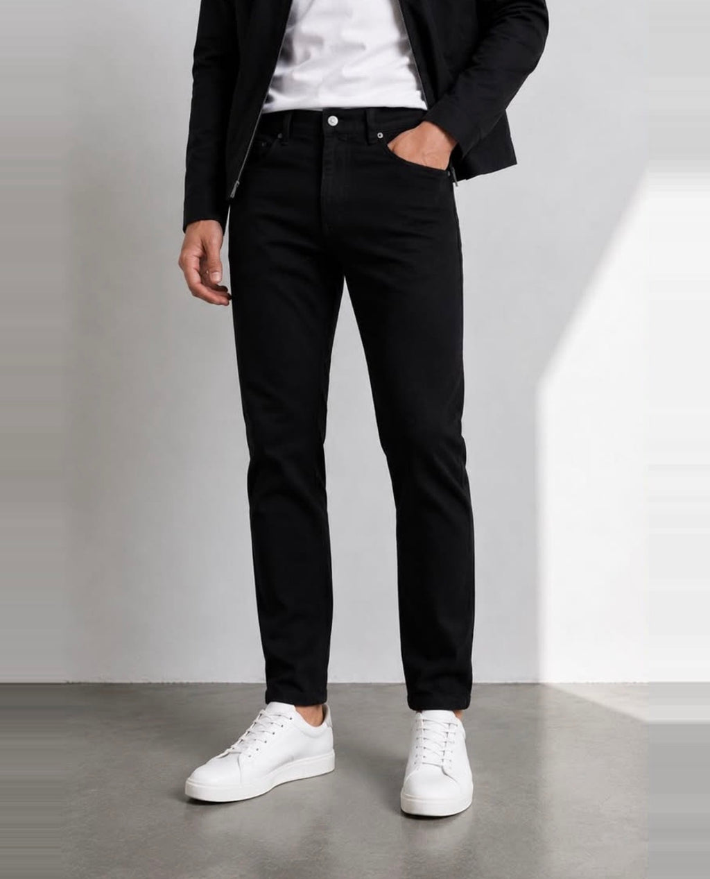 Jet Black - Straight Jean