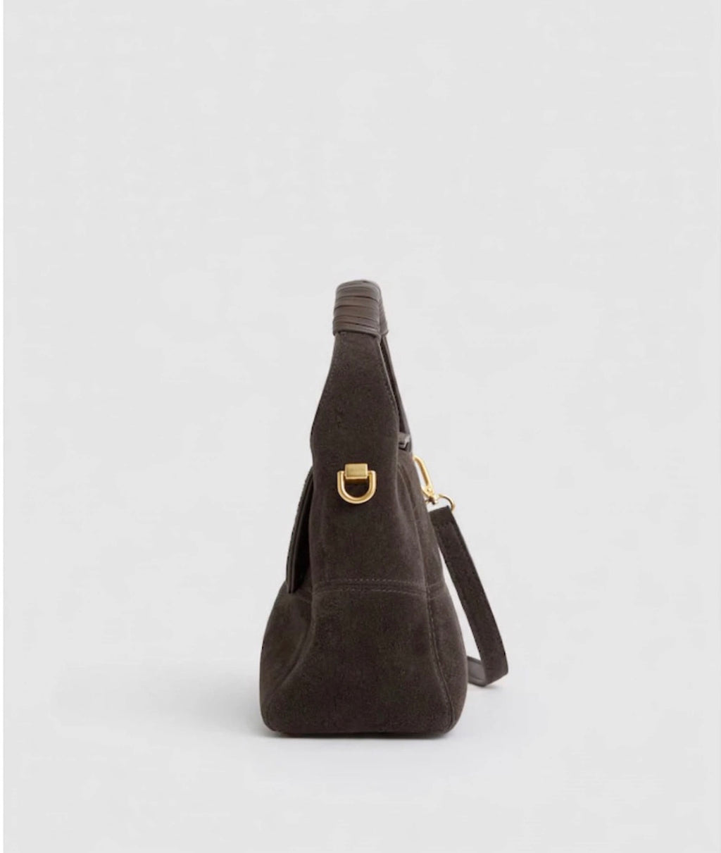 The Espresso Hobo Bag - Dark Taupe
